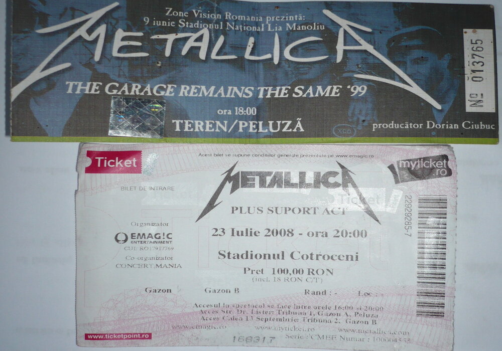 Metallica, Stadion Național / Stadion Cotroceni, București, România. FOTO: Grig Bute (Ora de Turism)