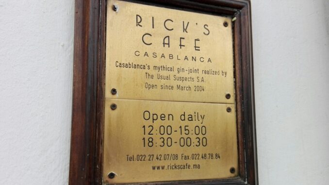 Rick's Cafe, Casablanca, Maroc. FOTO: Grig Bute, Ora de Turism