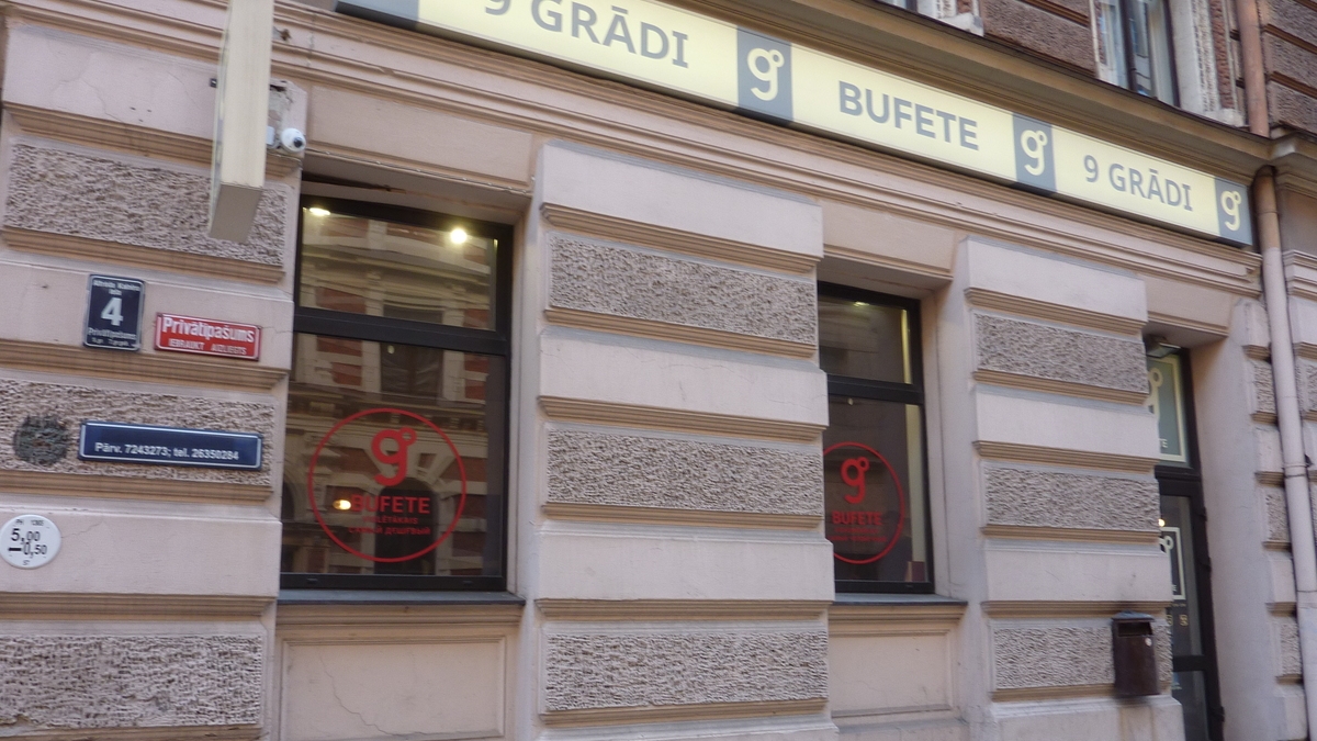 Bufete 9 Grādi, Riga Letonia. FOTO: Grig Bute, Ora de Turism