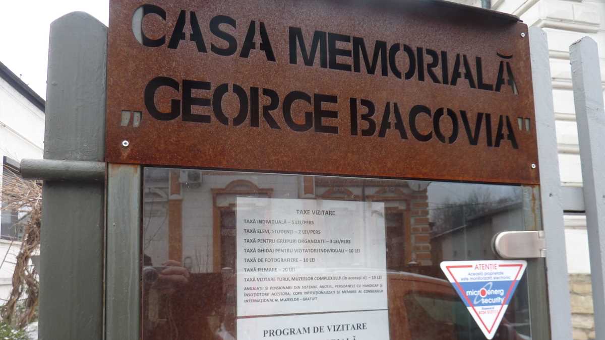 Casa memorială George Bacovia, Bacău. FOTO: Grig Bute, Ora de Turism