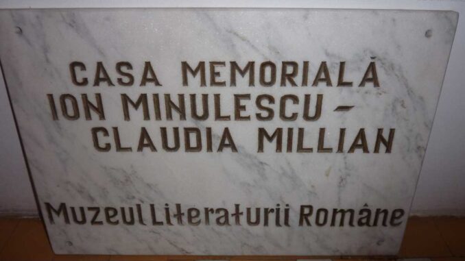 Casa memorială Ion Minulescu și Claudia Millian, București. FOTO: Grig Bute, Ora de Turism
