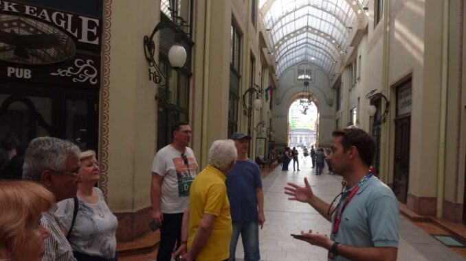 Jurnaliști străini în Oradea. FOTO: Grig Bute, Ora de Turism