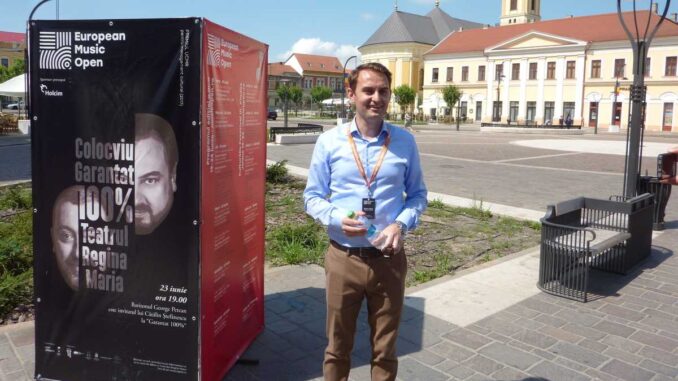 Mihai Jurca, director executiv Visit Oradea. FOTO: Grig Bute, Ora de Turism