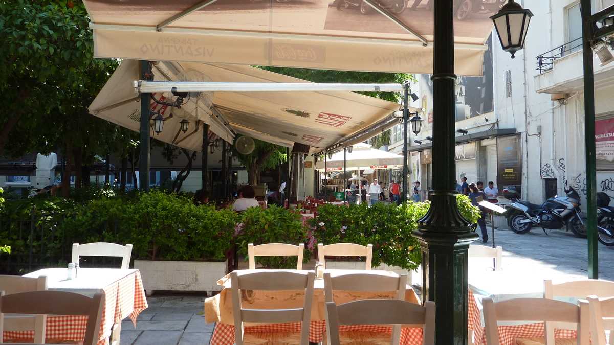 Taverna Vizantino, Atena. FOTO: Grig Bute, Ora de Turism