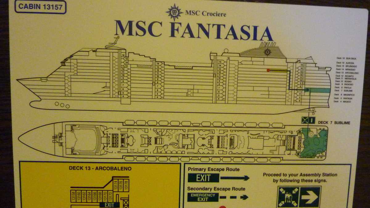 Cabina 13157, MSC Fantasia. FOTO: Grig Bute, Ora de Turism