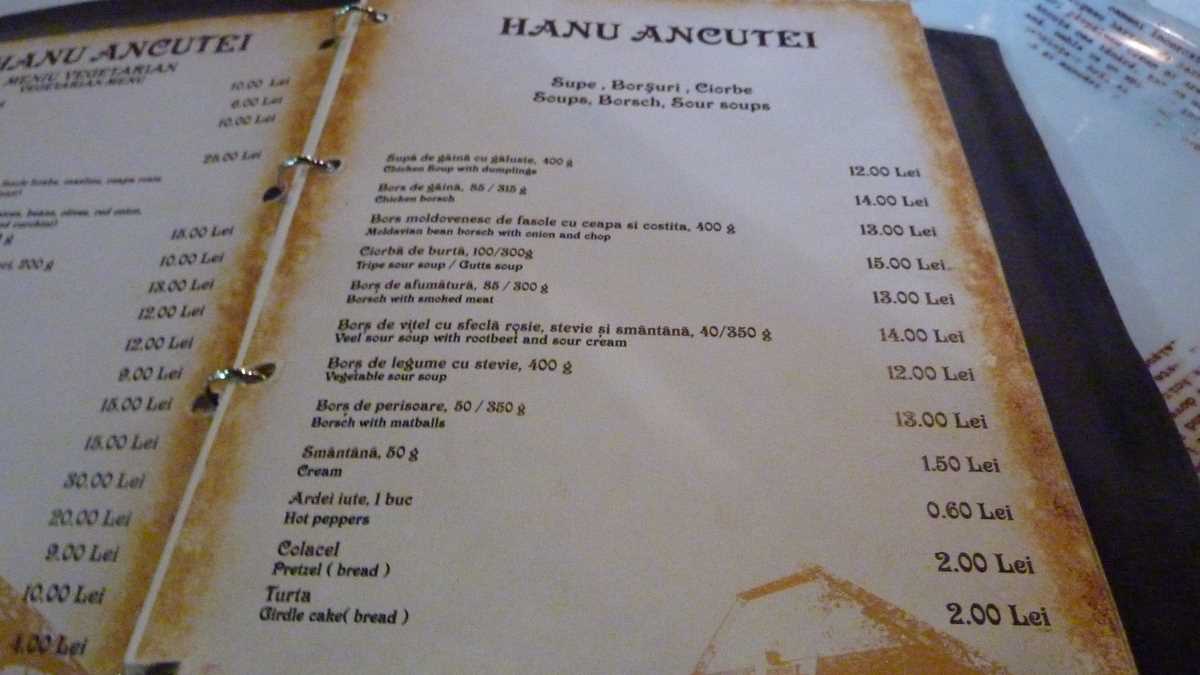 Restaurant Hanu Ancuței, jud. Neamț. FOTO: Grig Bute, Ora de Turism