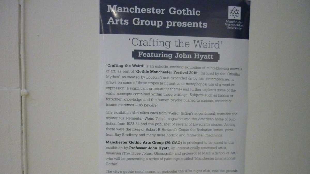 „Crafting the Weird”, Grosvenor Building, Manchester, UK. FOTO: Grig Bute, Ora de Turism