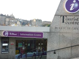 Biroul de informare turistica Edinburgh, Scoția, UK. FOTO: Grig Bute, Ora de Turism