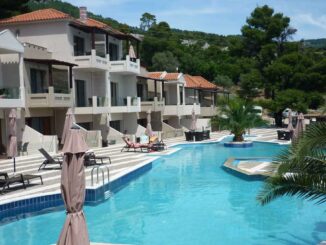 Blue Green Bay Hotel, Panormos, Skopelos, Grecia. FOTO: Grig Bute, Ora de Turism
