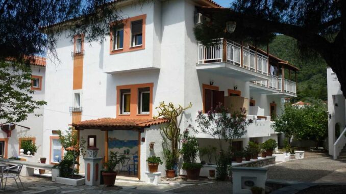 Elios Holidays Hotel, Neo Klima, Skopelos, Grecia. FOTO: Grig Bute, Ora de Turism