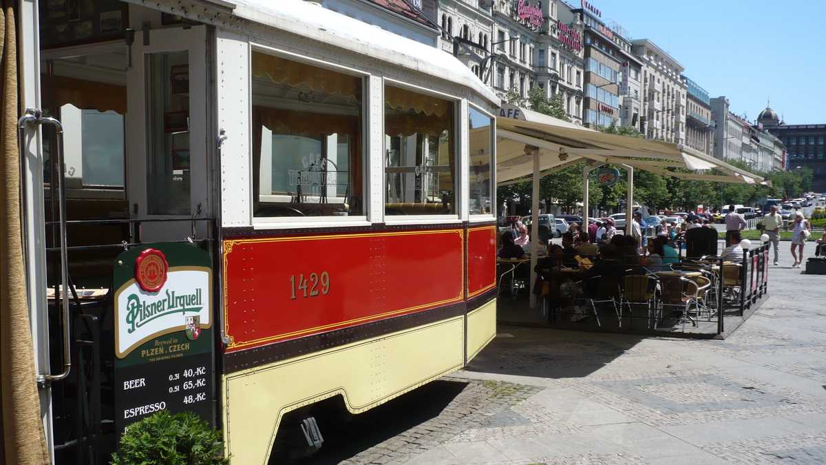 Café Tramvaj 11, Praga. FOTO: Grig Bute, Ora de Turism