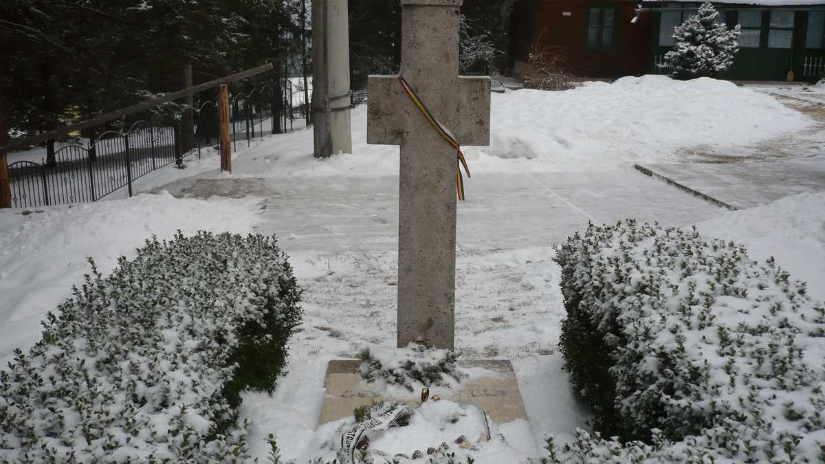 Mormîntul lui Constantin Noica, Păltiniș, jud. Sibiu. FOTO: Grig Bute, Ora de Turism