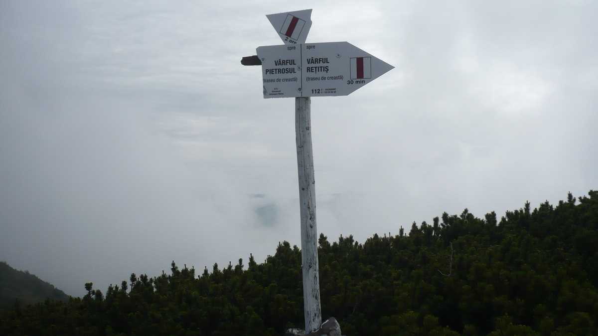 Marcaje în Masivul Călimani. FOTO: Grig Bute, Ora de Turism