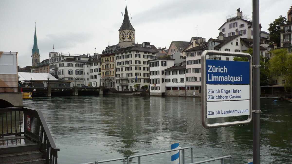 Limmat, Zürich, Elveția. FOTO: Grig Bute, Ora de Turism
