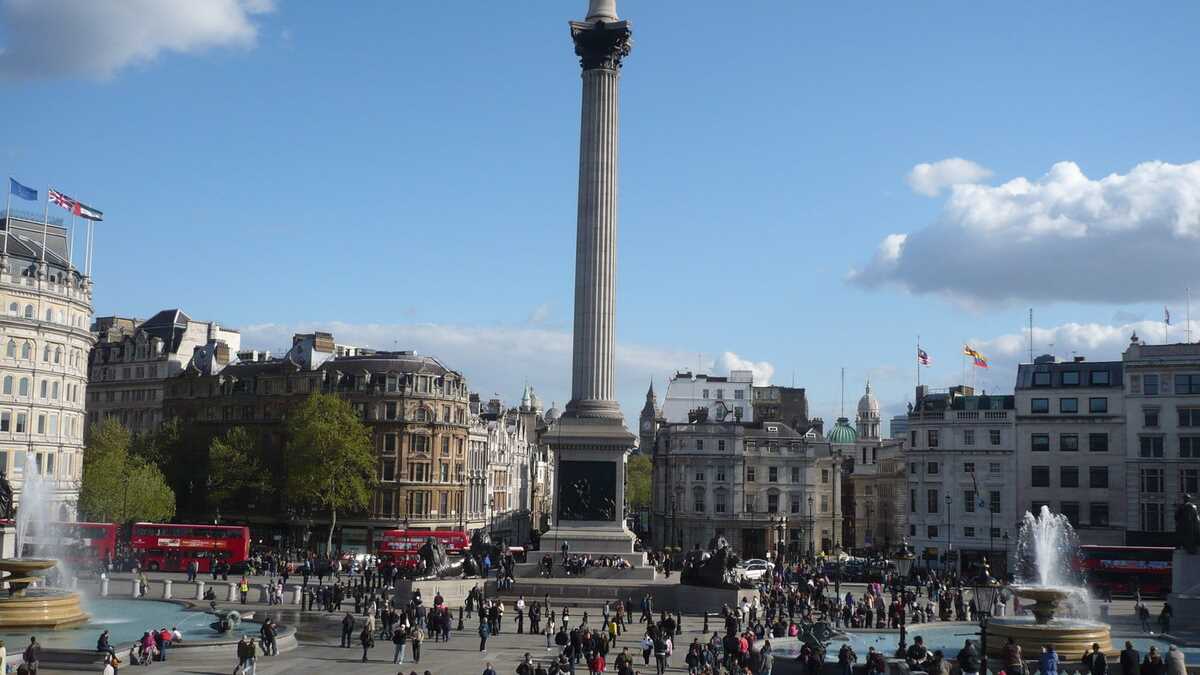 Trafalgar Square, Londra, UK. FOTO: Grig Bute, Ora de Turism