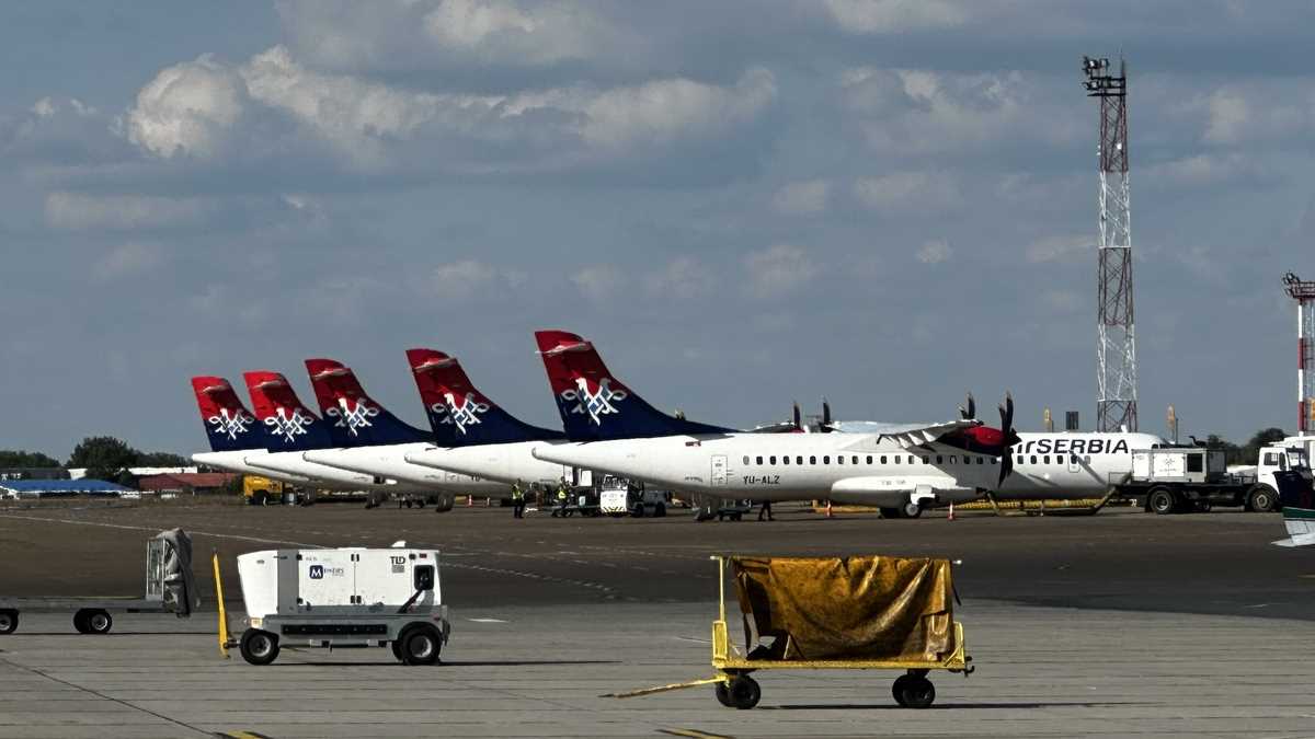 Flota ATR 72-600. FOTO: Air Serbia