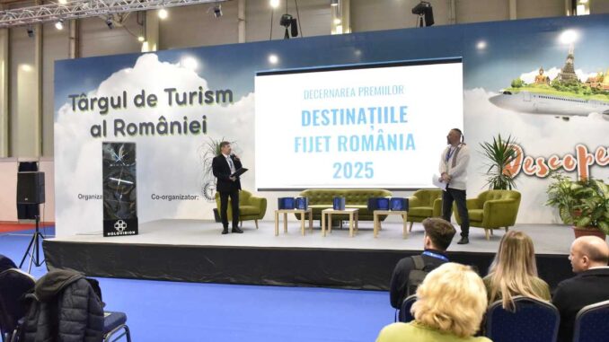 Gala Destinațiile FIJET România 2025, TTR, Romexpo, 20 februarie 2025. FOTO: Ovidiu Oprea