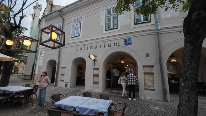 Restaurant Kulinarium, Piața Mică, Sibiu. FOTO: Grig Bute, Ora de Turism