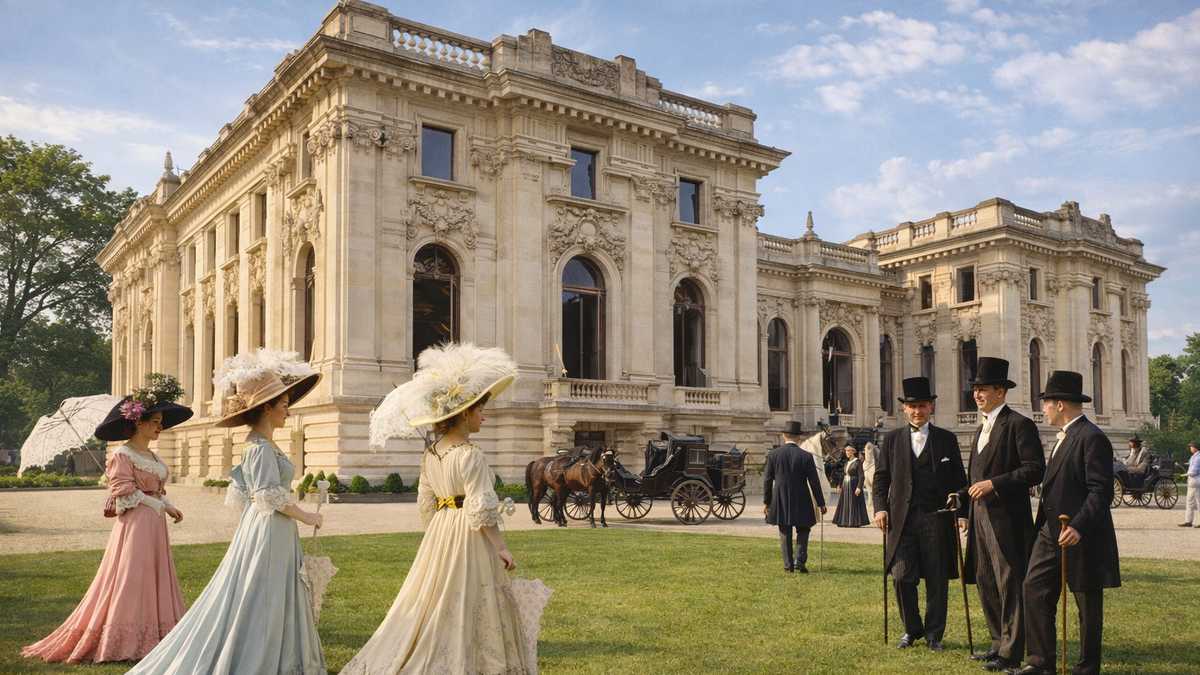 Micul Trianon de la Florești, județul Prahova. FOTO: Grig Bute, Ora de Turism + DALL·E 3 / OpenAI