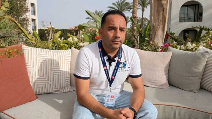 George Wagdy, ghid egiptean de limbă română în Hurghada. FOTO: Grig Bute, Ora de Turism