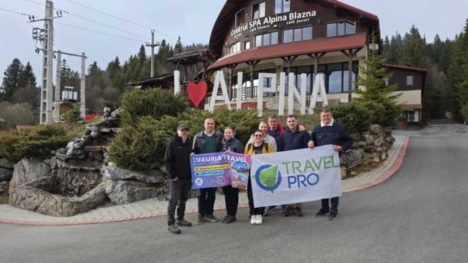 TRAVEL PRO și Luxuria Travel la Complexul Alpina Blazna, jud. Bistrița-Năsăud. FOTO: Asociația TRAVEL PRO