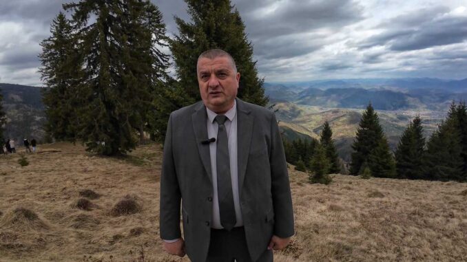 Ion Strugari, primarul comunei Parva, județul Bistrița-Năsăud. FOTO: Grig Bute, Ora de Turism