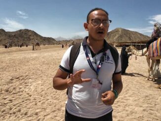 Abdelrahman Kamal, ghid egiptean în Hurghada. FOTO: Grig Bute, Ora de Turism