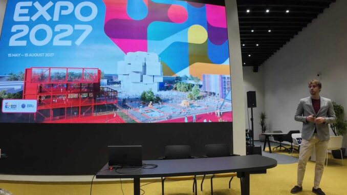 Isidor Srdic, manager al Departamentului Comercial pentru EXPO 2027 Belgrad. FOTO: Grig Bute, Ora de Turism