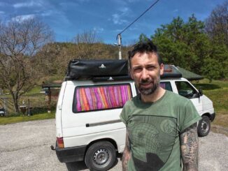 Turist clujean, în Serbia. FOTO: Grig Bute, Ora de Turism