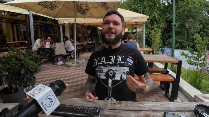 Ștefan Zaharescu, director artistic Rockstadt Extreme Fest. FOTO: Grig Bute, Ora de Turism