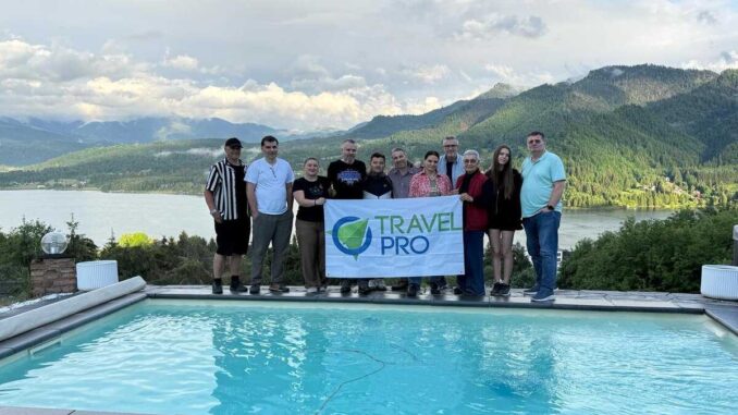 Jurnaliști Travel Pro, la Colibița, jud. Bistrița-Năsăud. FOTO: Travel Pro