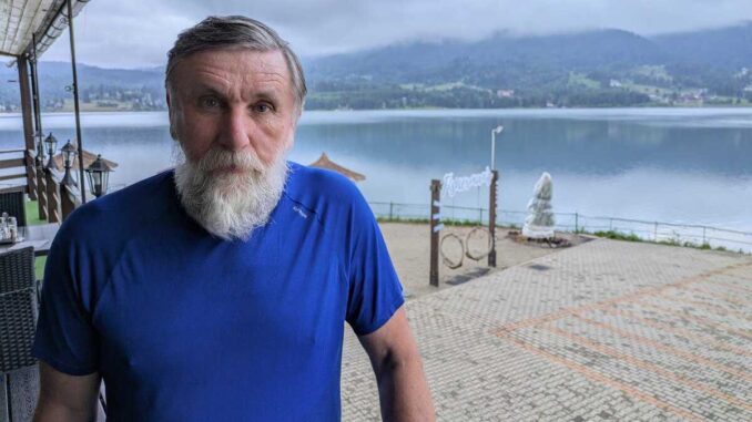 Vasile Coruțiu, proprietar Fisherman's Resort, Colibița. FOTO: Grig Bute, Ora de Turism
