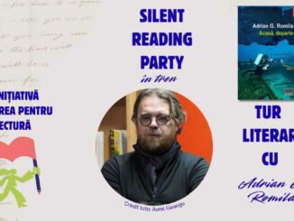 Afiș Silent Reading Party. FOTO: Cărturești