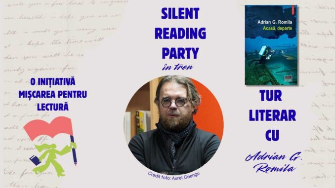 Afiș Silent Reading Party. FOTO: Cărturești