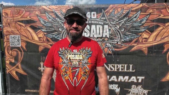 Bogdan Trîmbaciu, organizator Posada Rock, Câmpulung. FOTO: Grig Bute, Ora de Turism