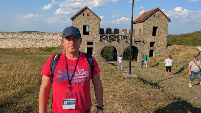Daniel Stejeran, ghid și manager Asociația Zestrea Silvană, Sălaj. FOTO: Grig Bute, Ora de Turism