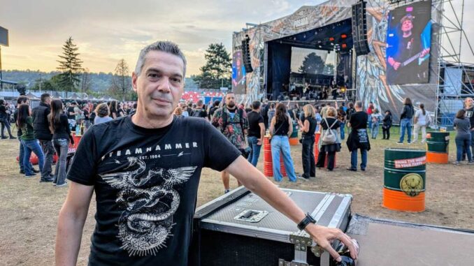 Lenți Chiriac, la Posada Rock 2026. FOTO: Grig Bute, Ora de Turism