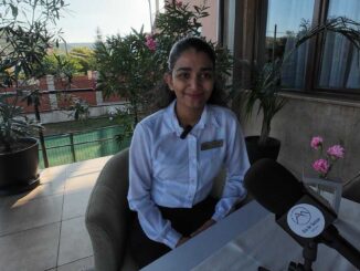 Sachintha Lashani, ospătar din Sri Lanka, hotel Aria by Brilliant, Zalău. FOTO: Grig Bute, Ora de Turism