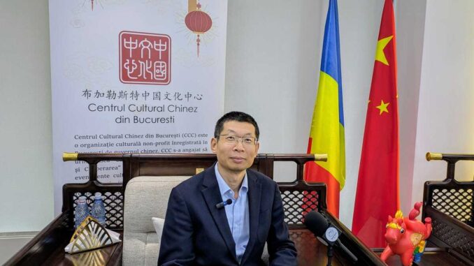 Xu Ningbo, directorul Centrului Cultural Chinez din București. FOTO: Grig Bute, Ora de Turism